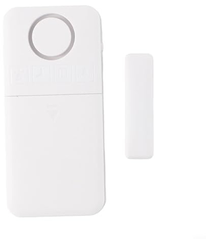 Besttoolifes 130 dB Détecteur d'alarme de porte sans fil avec 4 modes pour portes et fenêtres, protection contre le cambriolage de sécurité domestique (1 pièce, noir)