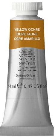 Winsor & Newton Professional Watercolor, 14ml (0.47-oz) Tube, Yellow Ochre