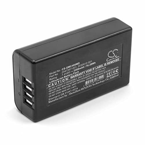 vhbw Batería Recargable reemplaza GE 2030912-001, 2047357-001 para tecnología médica (2200mAh, 7,4V, Li-Ion)
