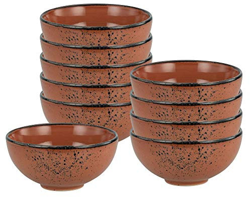 10er SET CreaTable 22516 Nature Collection Dipschale 11,5 cm TERRA