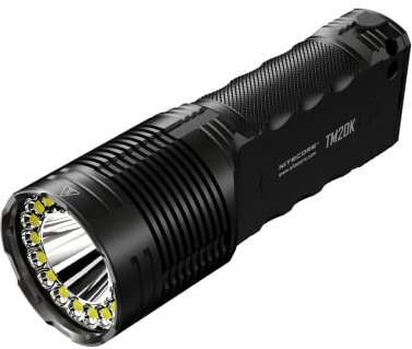 Nitecore Suchscheinwerfer TM20K inkl. Akku, Holster, max. 20000 Lumen, USB-C aufladbar, LED Outdoor Lampe, schwarz