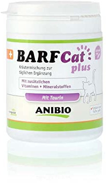 Anibio Barf Cat Plus 120g - Katzen Barf - mit Taurin - barfen - Vitamine und Mineralstoffe - Getreidefrei -Katze