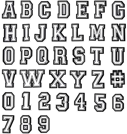 37 StückBuchstaben und Zahlen Schuh Charms, A bis Z, 0 bis 9 Schuhanhänge | PVC-Material, unkomplizierte Montage. Frei kombinierbar als Deko für Sandalen, Armbänder und Taschen