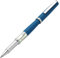 Xezo Speed Master Penna a sfera, punta fine. Blu lapislazzulo opaco con madreperla bianca. Placcata cromo. Corpo leggero in ottone. Nessuna penna uguale.