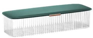 Xiapumeth Dispenser giornaliero per lenti a contatto, organizer giornaliero per lenti a contatto, organizer giornaliero per lenti a contatto con coperchio, per riporre oggetti giornalieri (verde)