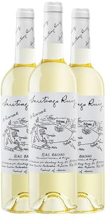 Santiago Ruiz Rías Baixas 75 cl Vino blanco (Caja de 3 Botellas de 75 cl)