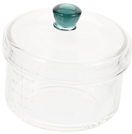 Zerodeko Bocal Verre Transparent Pour Cuisson Vapeur Pot à Soupe Multifonction Avec Couvercle Pour Cuisine Pour Préparation De Plats Sains Et Savoureux