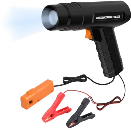 Zündlichtpistole 12V Zündzeitpunktpistole Stroboskoplampe Blitzpistole Zündung Zündlicht Pistole für Auto, Dampfschiff, Motorrad