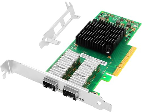 Vogzone 25GbE NIC Card for Mellanox MCX4121A-ACAT, PCIe 3.0 x8 25Gb Ethernet NIC with Mellanox ConnectX-4 Lx Chipset, Dual SFP28 Network Card Support RDMA
