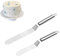 Shirene Spatola per Pasticceria,2 PCS Spatola per Dolci in Acciaio Inossidabile,Spatolas Cucina,Spatole Paletta per Dolci con Impugnatura Comfort per Spatolas per Pasticceria,Pasticceria,Torte
