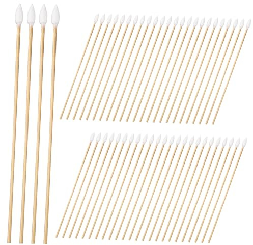 CTIRCHIU Bastoncini Di Cotone Di Precisione a Punta Appuntita 500 Pezzi Per Pulizia Dettagliata Trucco e Cerume – Cotton Fioc Resistenti e Versatili Per Uso Cosmetico e Tecnologico