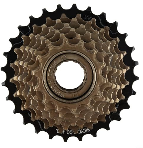 Posheliox Roue libre à 7 vitesses, pignon de vélo en acier 14-28T, groupe de vélo, 21 vitesses, roue d'inertie de rechange pour vieux moyeux
