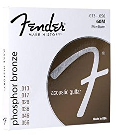 Fender 60M Phos Bronze Ball End 13-56, Acoustic Guitar Strings
