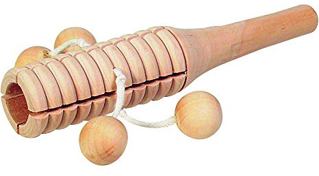 Goki UC906 - Musikinstrument - Tonblock mit 4 Holzkugeln