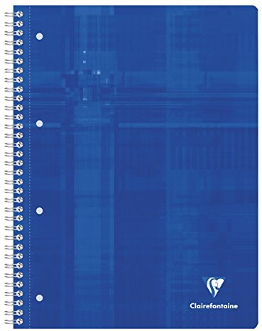 Clairefontaine 8258C Collegeblock (A4, kariert, 160 Seiten) 1 Stück blau