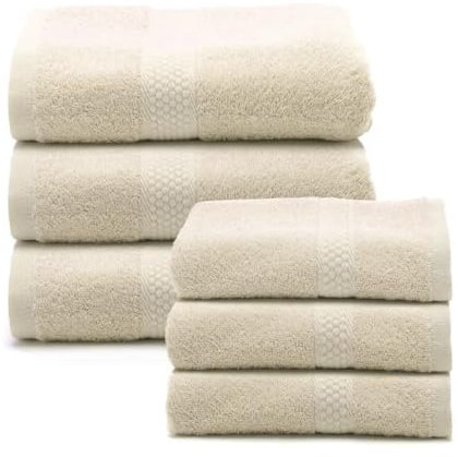 Caleffi – Juego de Toallas Baño 100% Algodón – Set 2 Piezas: 1 Toalla Lavabo 50x100 cm + 1 Toalla Invitado 40x60 cm – Suaves, Absorbentes y Lavables - Toallas Baño Completo - Ducha