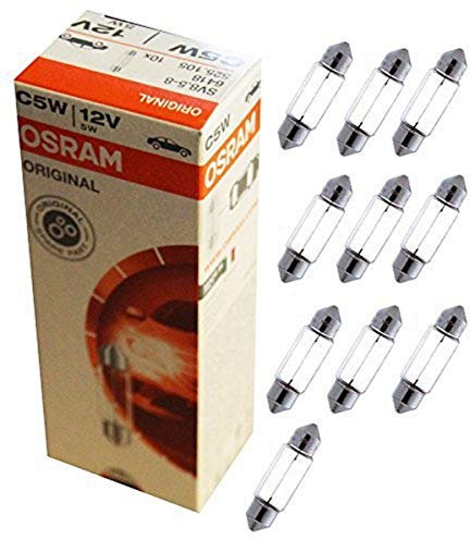 OSRAM 6418 Lámpara Tubular, 12V, 5 W