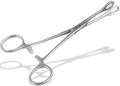 Piercing Klemme Oval geschlossen Piercingklemme mit Zahnung 18,0 cm | Piercing-Zange mit ovalen innernverzahnten Zangenmaul für einen präzisen und festen Halt. Mit Sperrfunktion zur Fixierung
