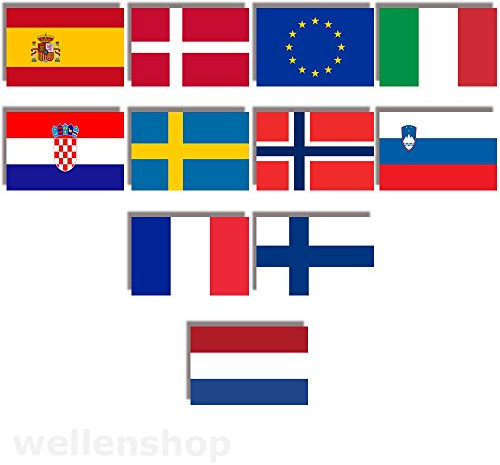 wellenshop Flagge Dänemark 50 x 75 cm