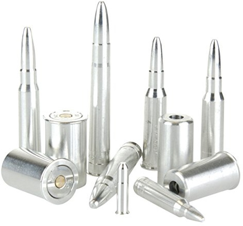 EUROHUNT Pufferpatrone aus Aluminium für Büchse 8x68 S, Silber