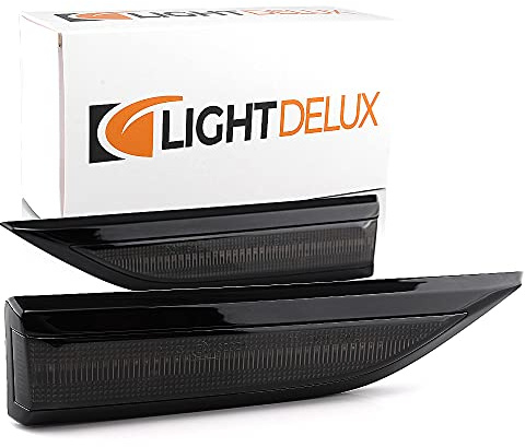 LIGHTDELUX Ersatz für 2 x LED Seitenblinker Blinker Kotflügel-Blinker mit Zulassung V-170630