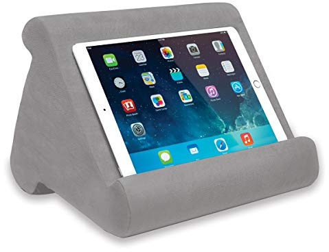 JML Pill-O-Pad Tablet Stand – Lap Cushion Holder for iPad, Light Grey