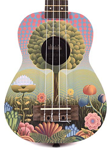 Kala Ukadelic UK-UKETOPIA - Uketopia Soprano Ukulele, with Tote Bag