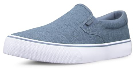 Lugz | Clipper Casual Sneakers for Men | Slip On Shoes for Men | Everyday Men Footwear, Navy/White/Gum, 11