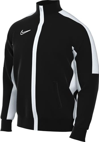 Nike Herren M Nk Df Acd23 Trk Jkt Knit Soccer Track Jacket, Black/White/White, S EU