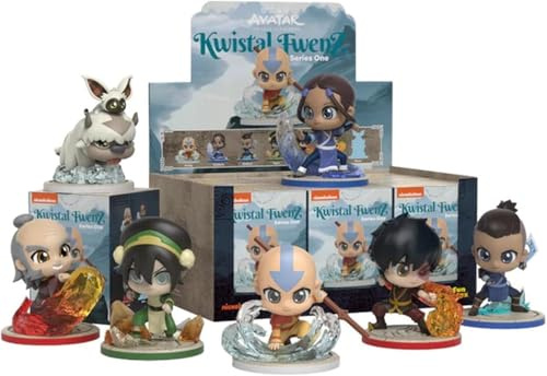 Mighty Jaxx Avatar The Last Airbender Kwistal Fwenz | Überraschungsbox-Sammelfigur | ein zufälliges Zeichen