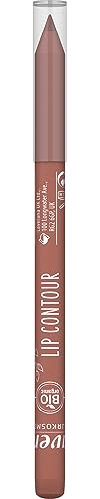 lavera Lip Contour - Mauve Brown 04 - Samtig-mattes Finish - cremiger Auftrag - Bio-Kokosöl & Bio-Sheabutter - VEGAN