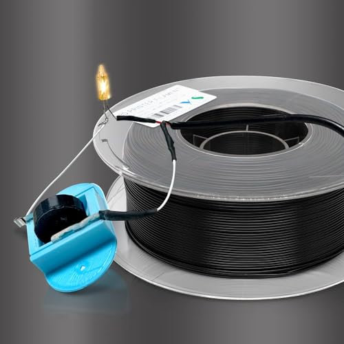 YOUSU Conductive PLA Filament 1.75 mm for 3D Printer & 3D Pen 1 kg (2.2 lbs) Black