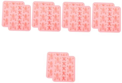 TEHAUX Lot De 5 Moules À Fondant En Silicone En Forme De Grenouille Pour Chocolat Bonbons Décoration De Gâteaux 2 Pièces X 5