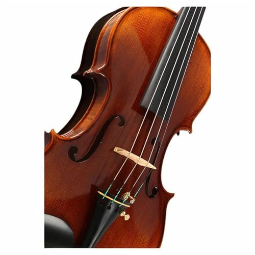 Geige Violine Europäische Materialien Typen 4/4-1/4 Violine Mit Steg Ebenholzgriffbrett(4/4)