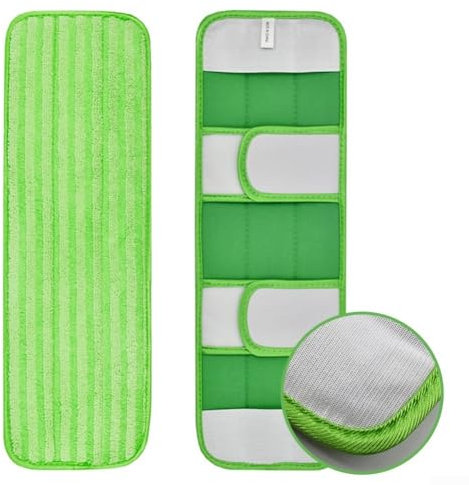 Effektive Schmutz- und Tierhaarentfernung mit wiederverwendbaren Wischpads für Kehrmaschine XL (2 Stück)