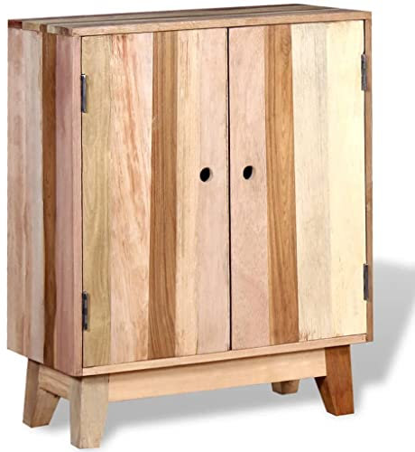 LVHUIDEH Sideboard mit 2 Türen, Beistellschrank aus Holz, Flurschrank, Vintage-Möbel Buffetschrank für Wohnzimmer, Esszimmer, Flur, Küche, 60 x 30 x 76 cm