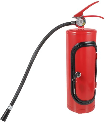 ABOOFAN Feuerlöscher Weinhalter Metall Whiskybar Weinkarton Geschenk für Feuerwehrleute Reise Dekoration Aufbewahrung