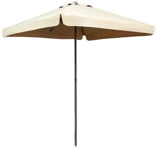 Ombrellone da Giardino Portatile 200 cm, Quadrato Ombrellone da Balcone, Ombrellone da Spiaggia per Esterni Patio Terrazza Mercato, UPF50+(Khaki)