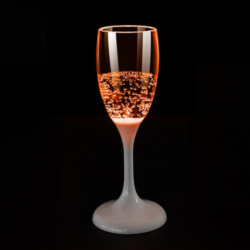 Bomefoi Flûtes à champagne, tasses lumineuses | Verres à vin colorés de 120 ml - Verres à boire, tasses qui brillent dans le noir, flûtes à champagne pour mariage, fête de Noël