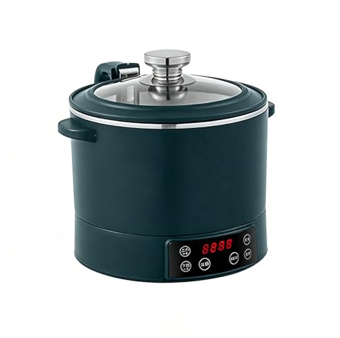 HSRG Cucina del Riso a Basso carboidrato (elevazione Auto), 3L 1500W Riscaldamento induzione, separazione Riso-Acqua (54% Meno amido), Timer 12H, Multifunzionale, Acciaio Inox 304