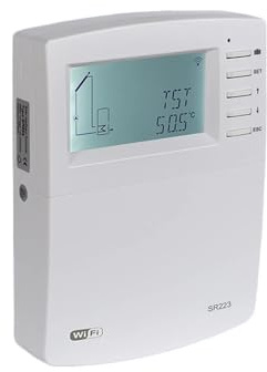 Controlador Solar SR223 For Sistemas De Calentamiento Solar De Agua Con Múltiples Divisiones, Control Mediante Aplicación Móvil Con Interfaz De Comunicación 485