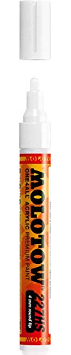 Molotow 227-HS Marker ONE4ALL, 4mm Spitze, 9,0ml, signalweiß