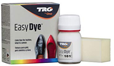 TRG The One Easy Dye, Farbe zur Wiederherstellung der Lederschuhfarbe, Weiß (101 White), 25 ml