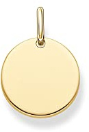Thomas Sabo Anhänger Coin klein vergoldetes Silber LBPE0001-413-12