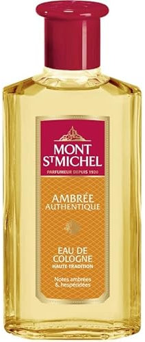 Mont St Michel - Eau De Cologne 250Ml Ambra Authentic - Lot De 3 - Prezzo Per Lotto - Consegna Veloce