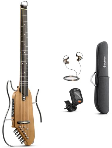 Donner Reisegitarre Stumme Gitarre, Ahorn