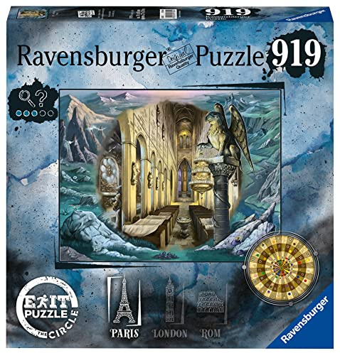 Ravensburger EXIT Puzzle The Circle in Paris - 919 Teile Escape Puzzle | 919 Teile Escape Room Puzzle, Erwachsenenpuzzle, Geschenk für Rätsel-Fans, Für Einsteiger und Fortgeschrittene