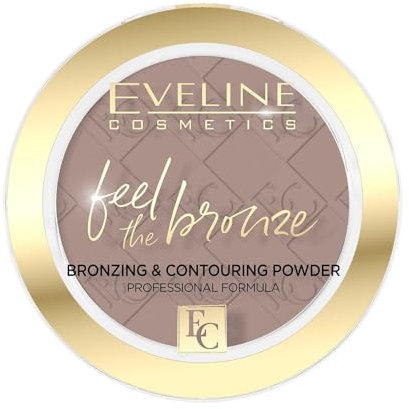 Eveline Cosmetics Feel The Glow Feel The Glow Vegan Highlighter - No 03 | Long-Lasting Illuminating Powder with Velvety Formula in Three Shades (Champagne, Golden, Rose Gold)