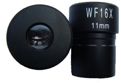 TYZK Mikroskop-Zubehör, Mikroskop, biologisches Mikroskop mit Weitwinkel-Okular WF16X WF10X, 16 mm Schnittstelle, 23,2 mm großes Sichtfeld, Haltbarkeit und zuverlässige Leistung (Größe: WF16X)