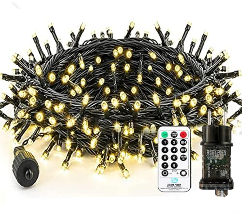 Bzavor Led Lichterkette Außen Strom 15M 100 LED mit Fernbedienung Timer Merkfunktion Steckdose IP65 Wasserdicht,Led Lichterkette Innen mit Stecker für Party Hochzeit Weihnachten Beleuchtung Deko